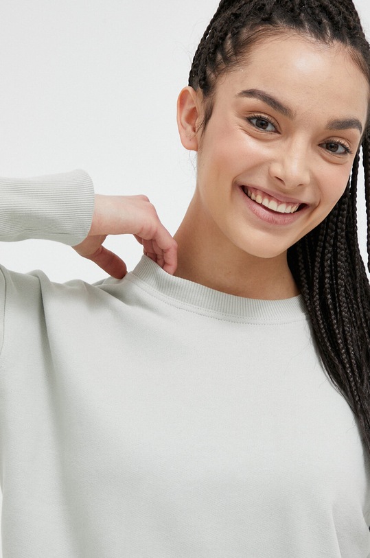 Βαμβακερή μπλούζα Casall γκρί 23106