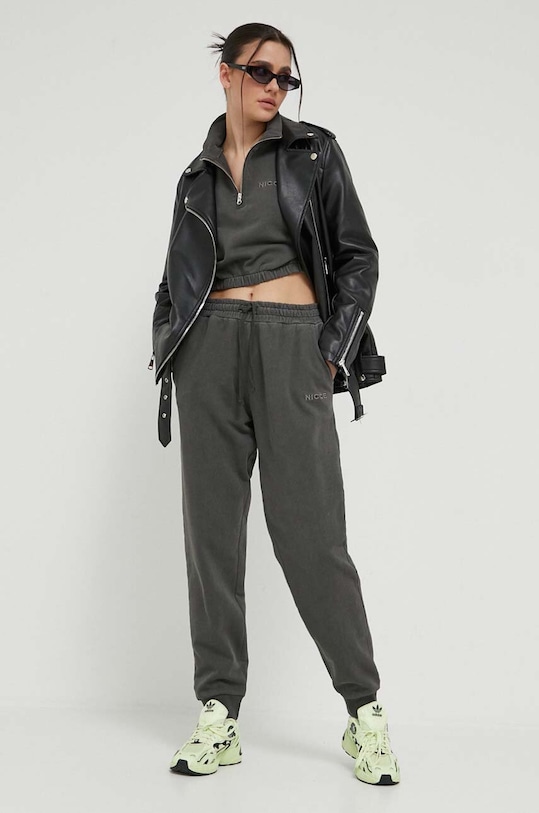 Nicce pamut melegítőfelső 1797.K039 szürke SS23