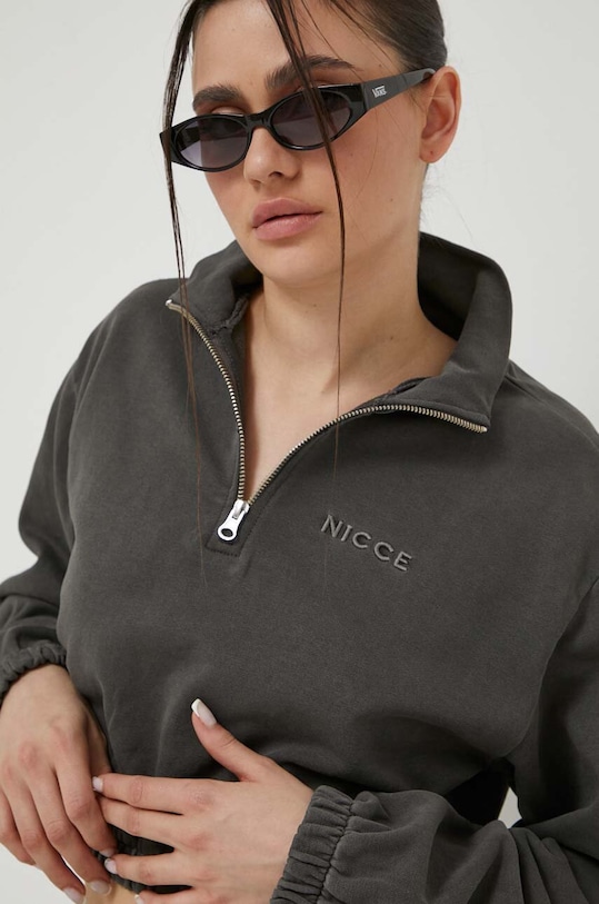 Nicce pamut melegítőfelső szürke 1797.K039