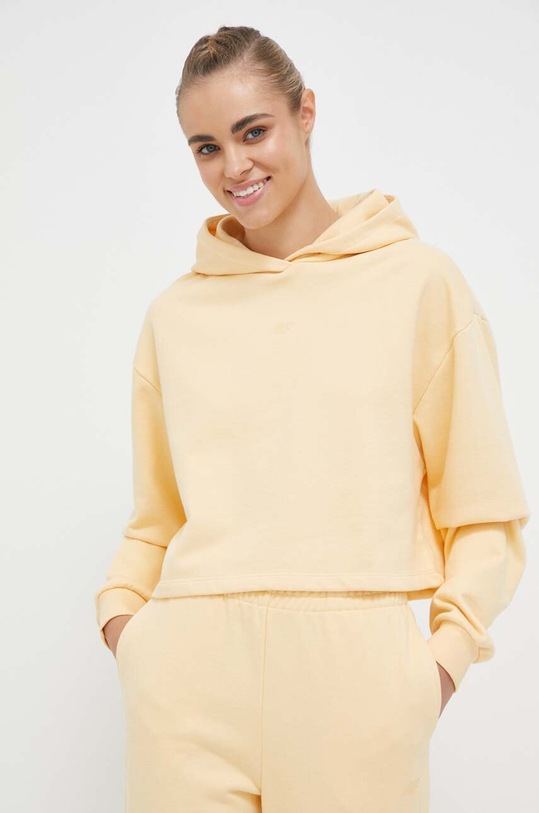 Mikina 4F žltá 4FSS23TSWSF244