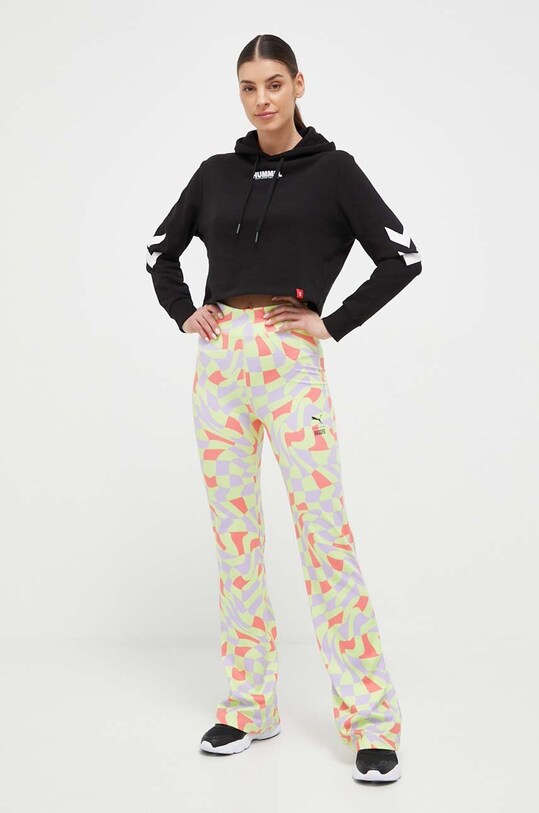 Хлопковая кофта Hummel 212561 чёрный AW24