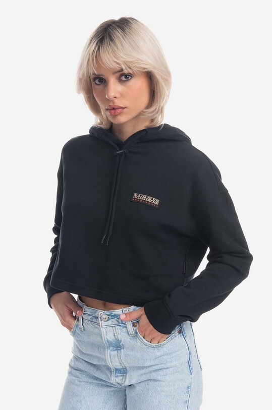 Napapijri bluza bawełniana B-Cenepa Crop NA4GXR.041