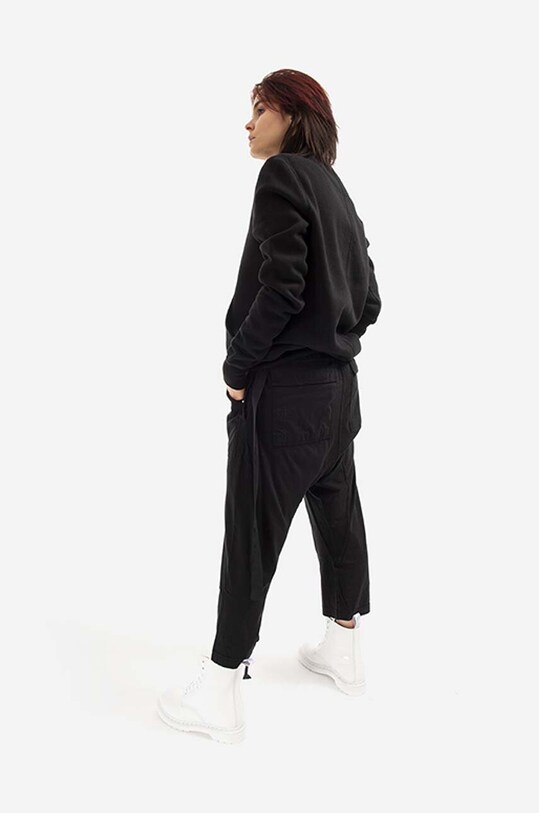 Bavlnená mikina Rick Owens DS01B7231.F.BLACK