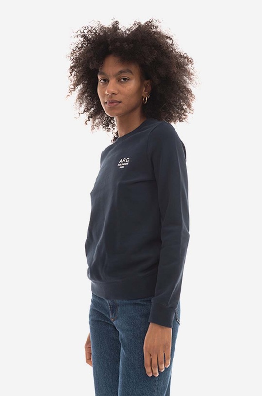 A.P.C. cotton sweatshirt Sweat Skye COEZD.F27700 navy