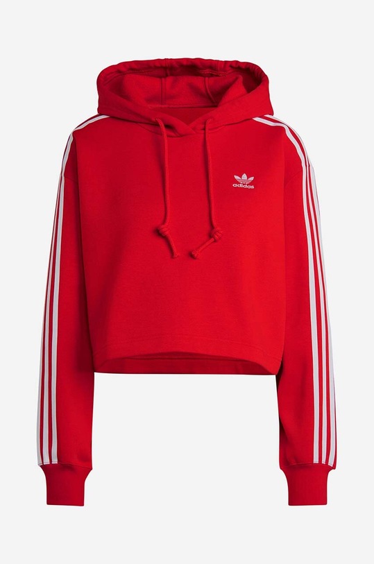 Clothing adidas Originals sweatshirt Adicolor Classics Crop Hoodie IB7389 red