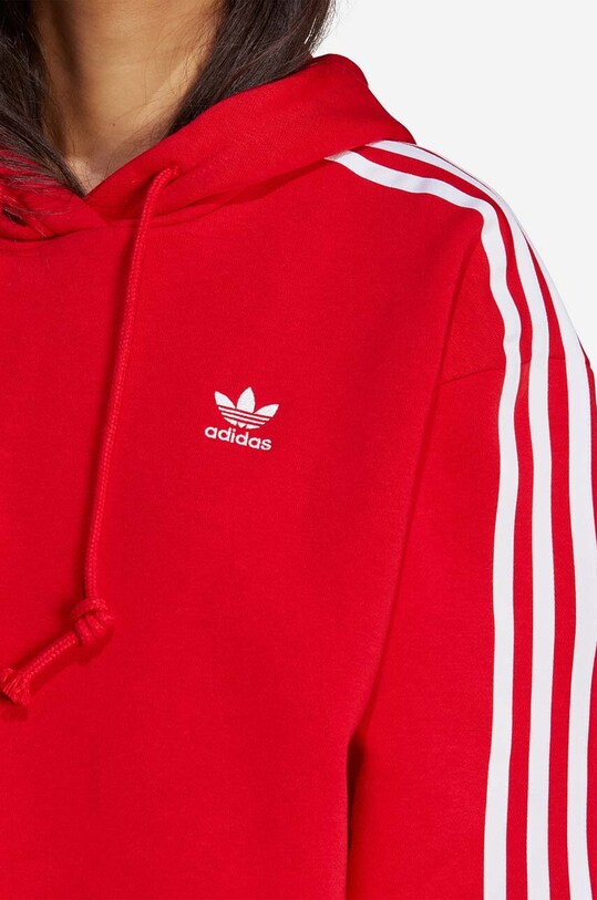 adidas Originals sweatshirt Adicolor Classics Crop Hoodie red IB7389