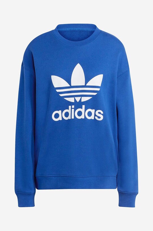 Clothing adidas Originals cotton sweatshirt Trefoil Crew Sweat IB7430 blue