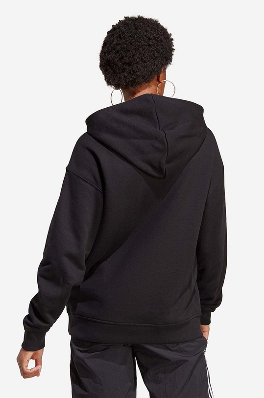 Oblečenie Bavlnená mikina adidas Originals Trefoil Hoodie IB7432 čierna