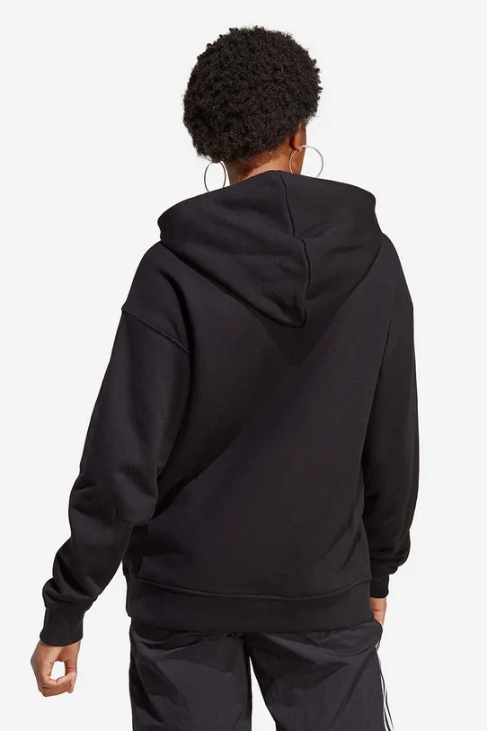 Clothing adidas Originals cotton sweatshirt Trefoil Hoodie IB7432 black