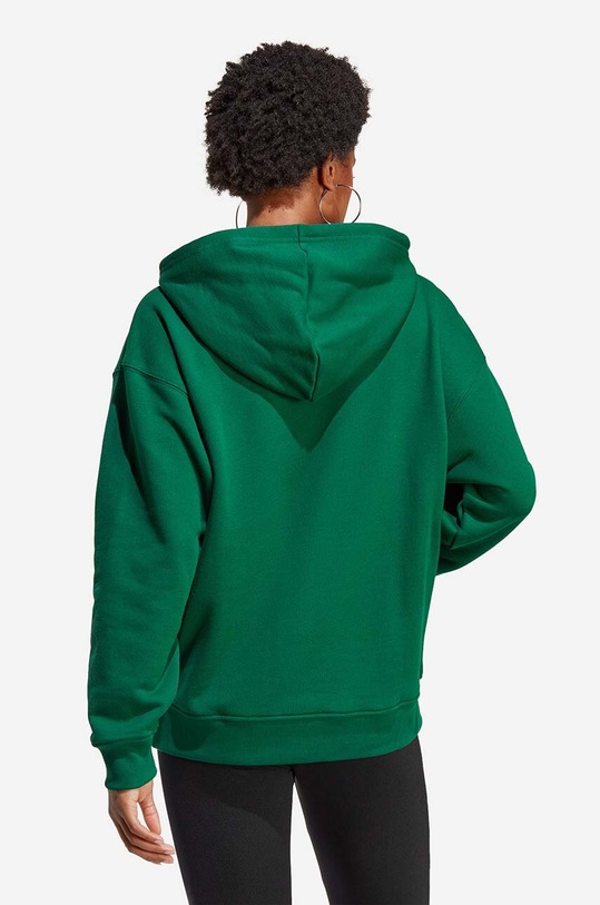 Clothing adidas Originals cotton sweatshirt Trefoil Hoodie IB7433 green
