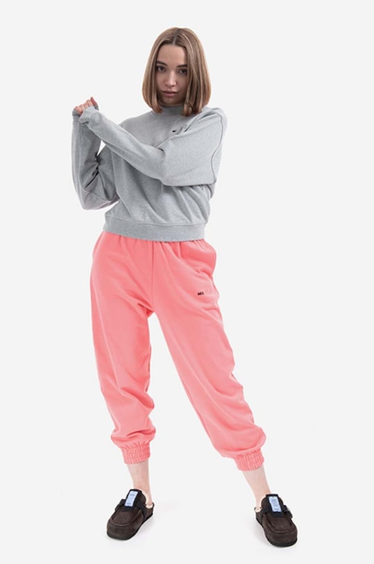 Хлопковая кофта MCQ 624675RSJ771230 серый SS23