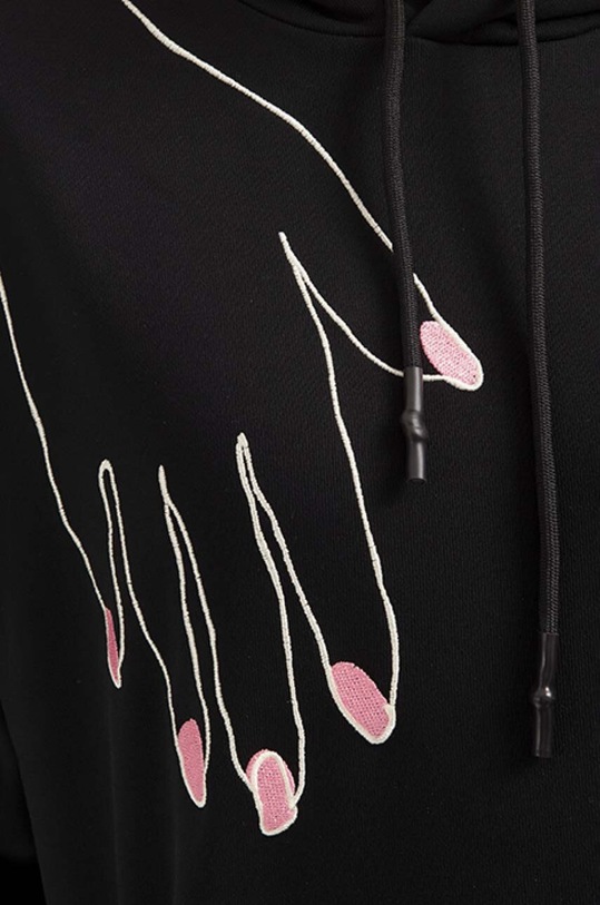 MCQ hanorac de bumbac negru 624727RST861000