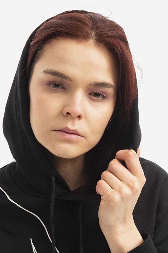 MCQ hanorac de bumbac 624727RST861000 negru