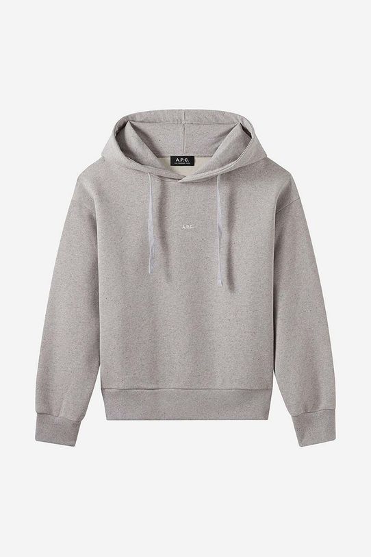 A.P.C. felpa in cotone Christina grigio COFDZ.F27624