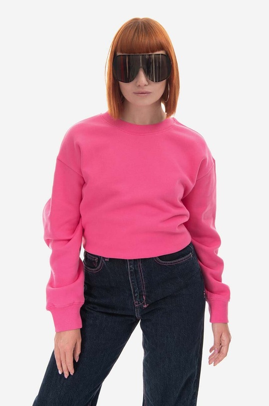 KSUBI felpa in cotone WPS23FL008 rosa SS23