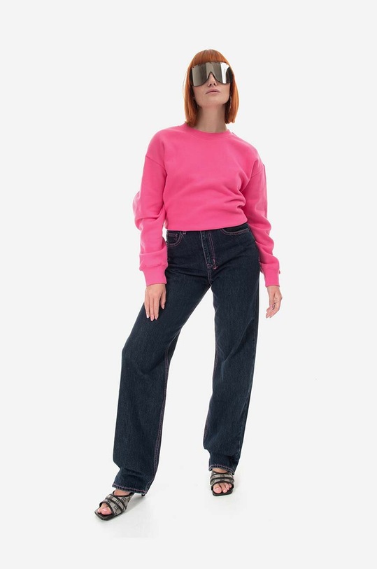 KSUBI felpa in cotone rosa WPS23FL008