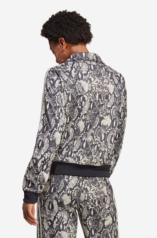adidas sweatshirt Python Allover Print Track Jacket black IC6082