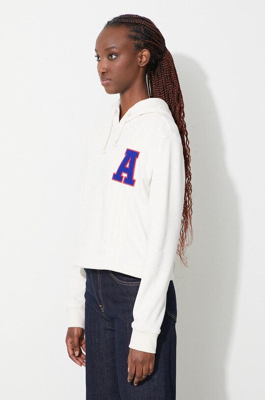 adidas Originals bluza Small Logo Hoodie beżowy IC5229