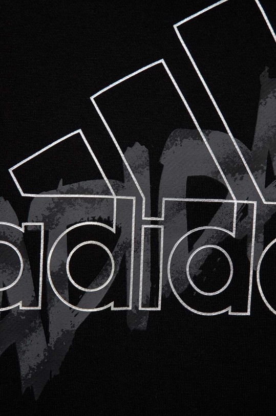 adidas bluza bawełniana dziecięca czarny HR5826