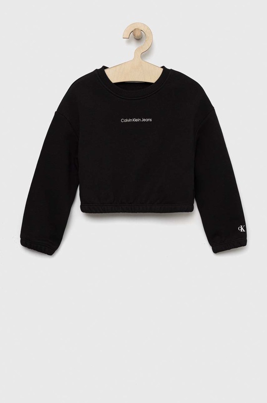 Calvin Klein Jeans bluza dziecięca pozostałe czarny IG0IG01866.PPYX