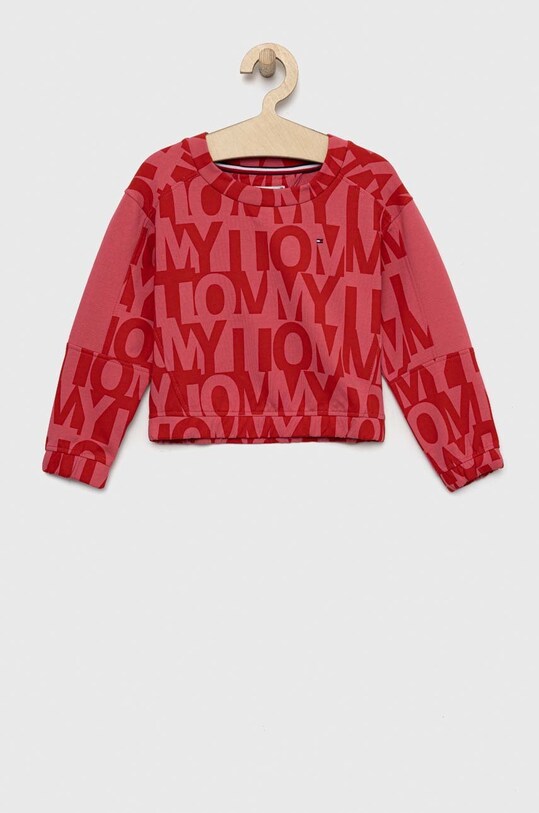 Дитяча кофта Tommy Hilfiger з еластаном рожевий KG0KG07125.PPYX