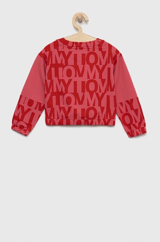 Παιδική μπλούζα Tommy Hilfiger KG0KG07125.PPYX ροζ SS23