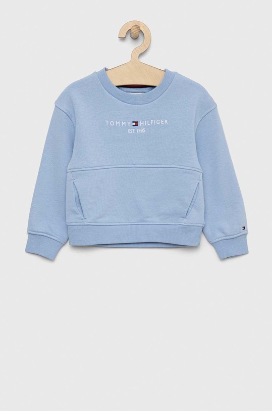 Παιδική μπλούζα Tommy Hilfiger χωρίς κουκούλα μπλε KG0KG07043.PPYX