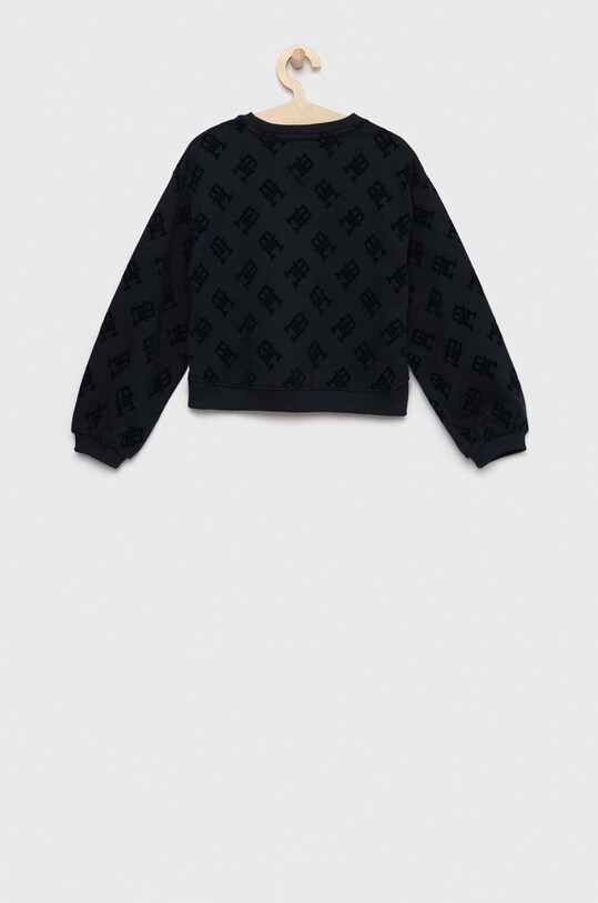 Tommy Hilfiger bluza bawełniana dziecięca KG0KG07040.PPYX granatowy SS23