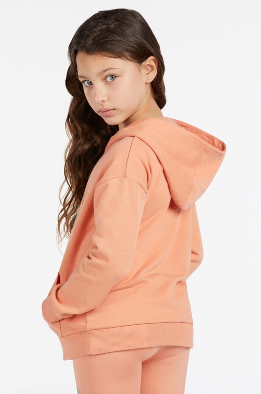 Detská bavlnená mikina Guess J3RQ01.KA6R0.PPYX oranžová