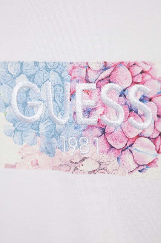 Dievča Detská mikina Guess K3RQ04.KA6V0.PPYX biela