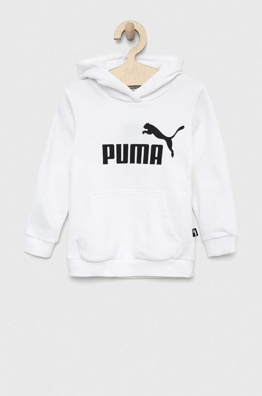 Puma bluza dziecięca ESS Logo Hoodie TR G z kapturem biały 58703002.PPYX