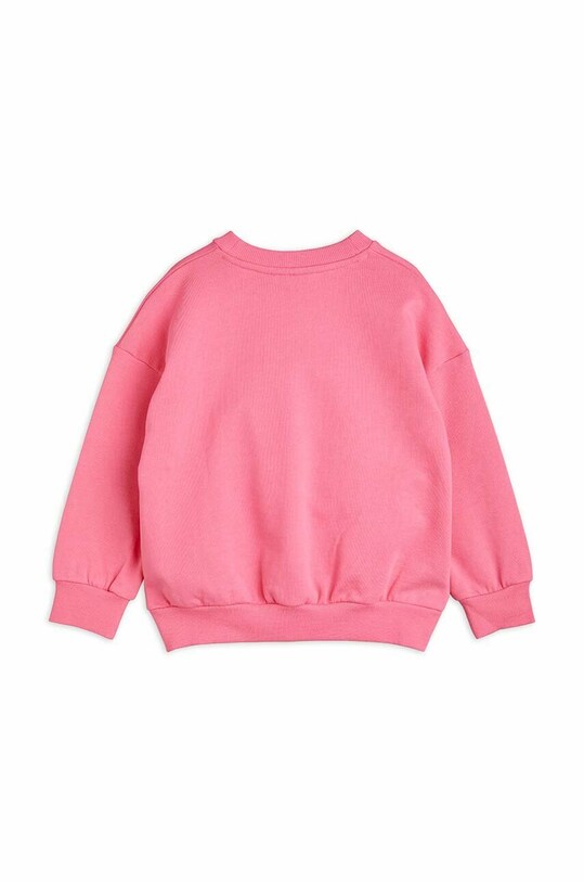 Детски памучен суичър Mini Rodini 2322012428 розов SS23