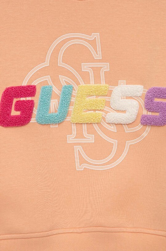 Dziewczynka Guess bluza dziecięca J3GQ08.FL04P.PPYX pomarańczowy