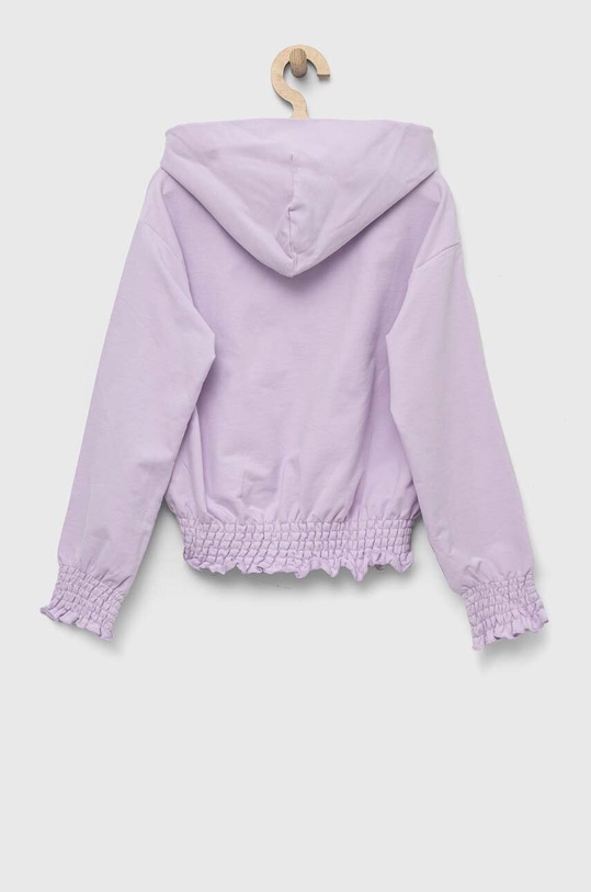 OVS bluza bawełniana dziecięca 1698657.Girl.10.15years fioletowy SS23