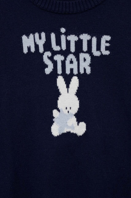 Девочка Хлопковый свитер для младенцев United Colors of Benetton 1098B100J.W.SEASONAL тёмно-синий