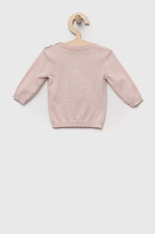 United Colors of Benetton pulover din bumbac pentru bebeluși 1098B100J.W.SEASONAL bej SS23