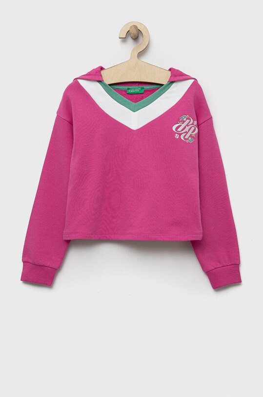 United Colors of Benetton felső elasztánnal rózsaszín 39W3C202F.G.SEASONAL