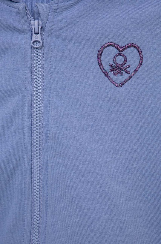 Dziewczynka United Colors of Benetton bluza dziecięca 3FVBG501P.P.SEASONAL fioletowy