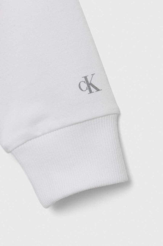 Dziewczynka Calvin Klein Jeans bluza dziecięca IG0IG01931.PPYX biały