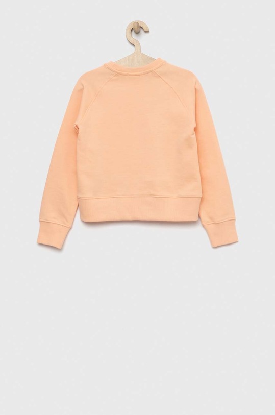 Dziewczynka Calvin Klein Jeans bluza bawełniana dziecięca IG0IG01936.PPYX pomarańczowy