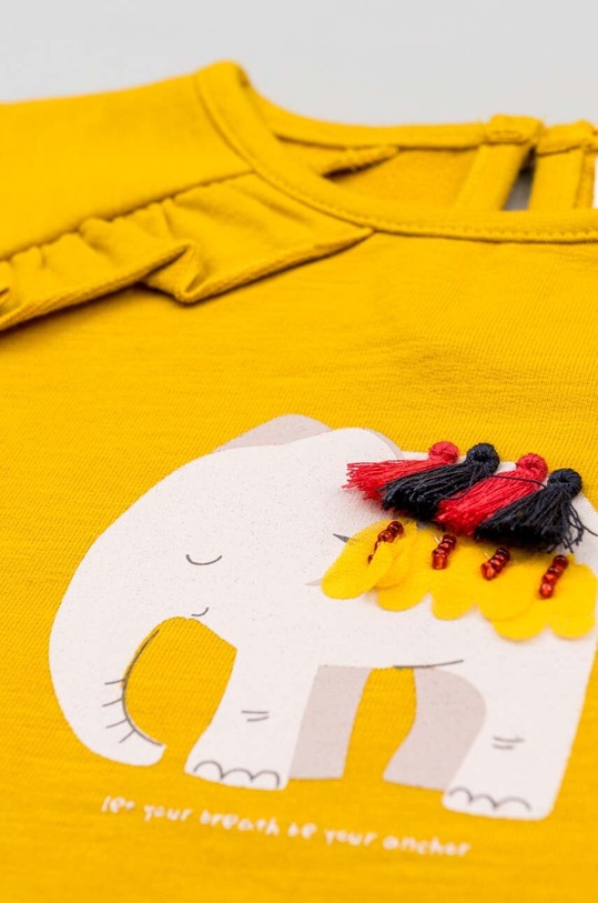 Dziewczynka zippy bluza dziecięca ZBGAP0202.23001 pomarańczowy