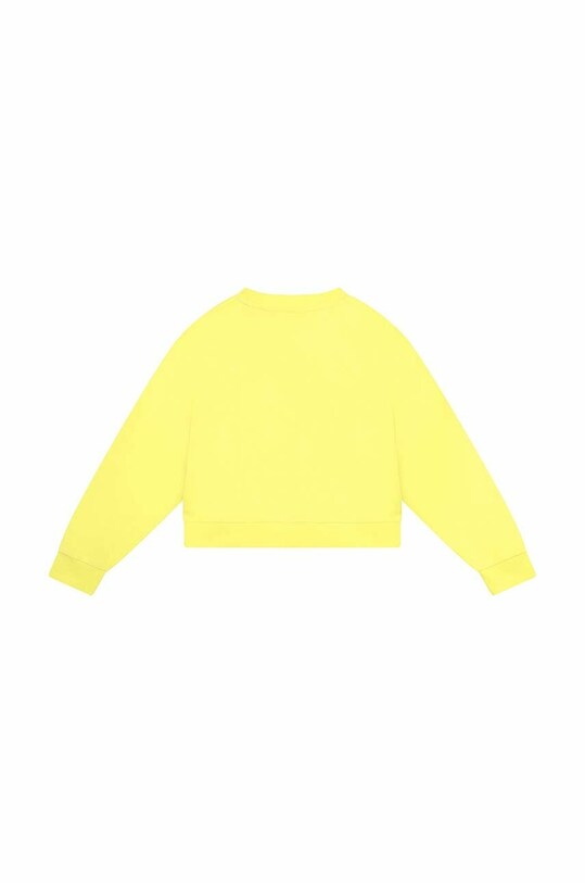 Dkny bluza bawełniana dziecięca D35S98.140.149 żółty SS23