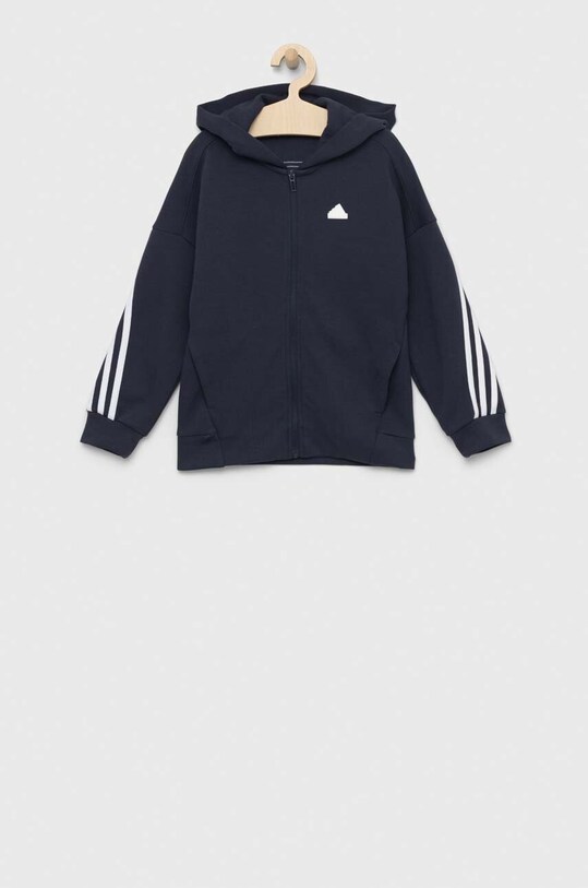 Дитяча кофта adidas U FI 3S FZ HR6318 темно-синій SS23
