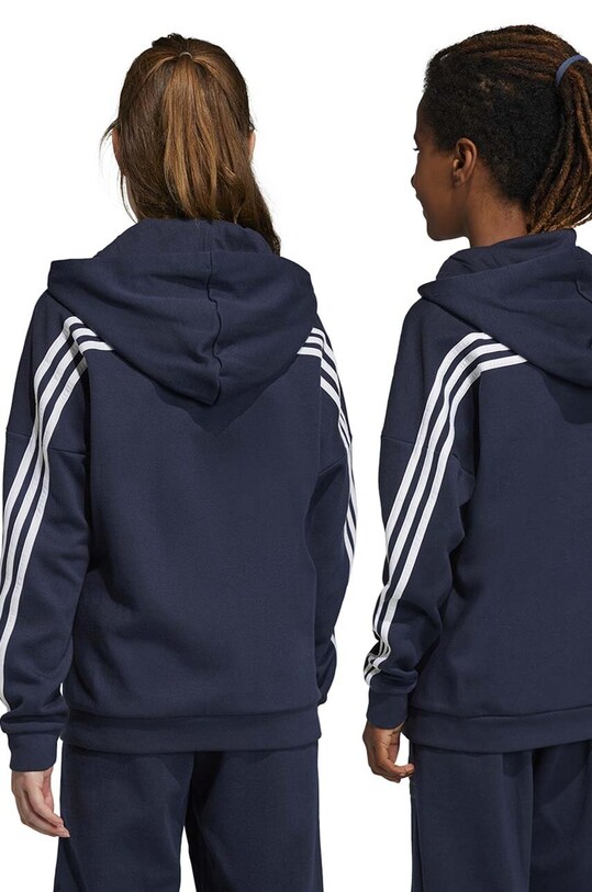 Дитяча кофта adidas U FI 3S FZ HR6318 темно-синій