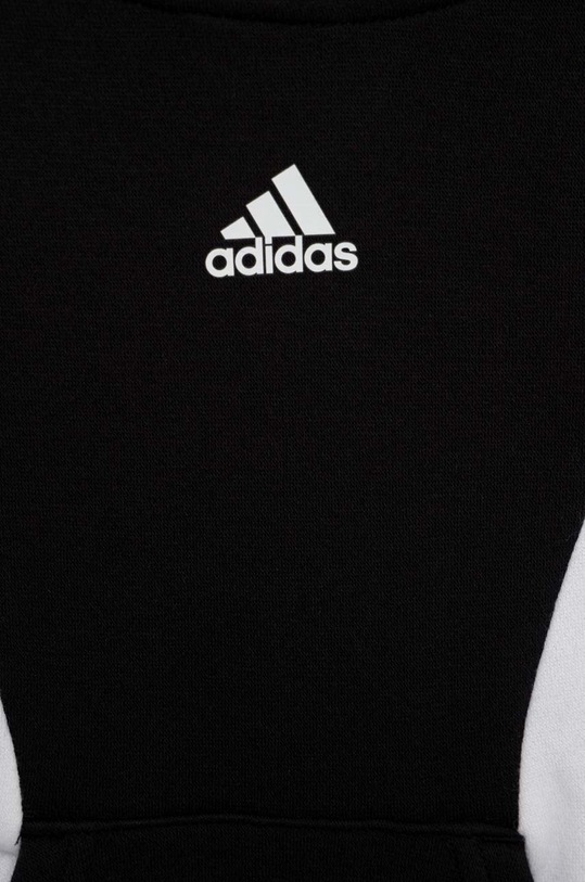 adidas bluza dziecięca U 3S CB HOODIE czarny IB2810