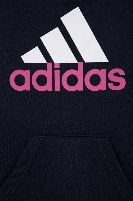 Chłopiec adidas bluza dziecięca U BL 2 HOODIE IB8773 granatowy