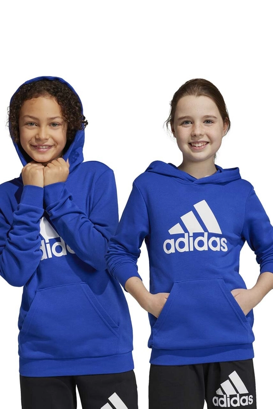 adidas bluza dziecięca U BL z kapturem niebieski IC6834