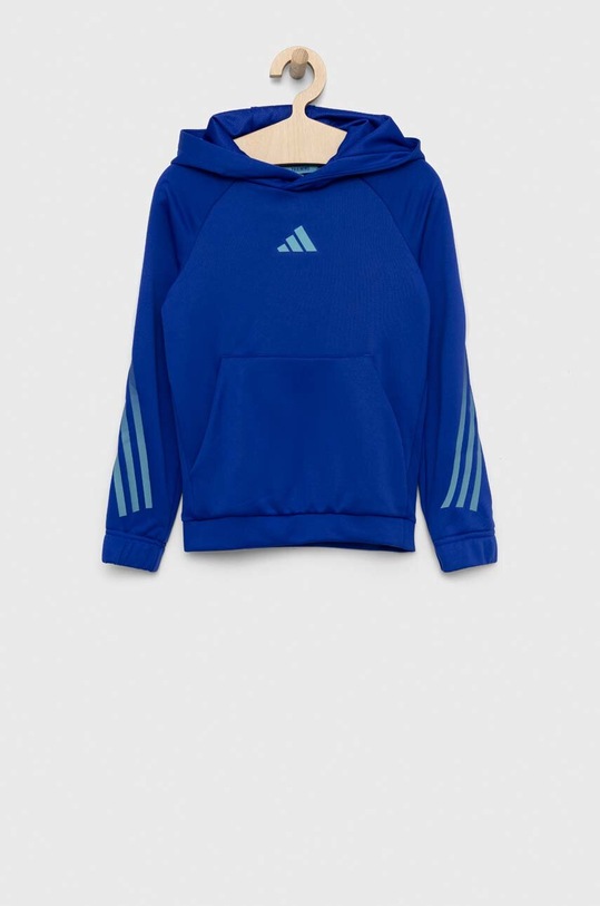 adidas bluza dziecięca U TI HOODIE z kapturem niebieski IC7492