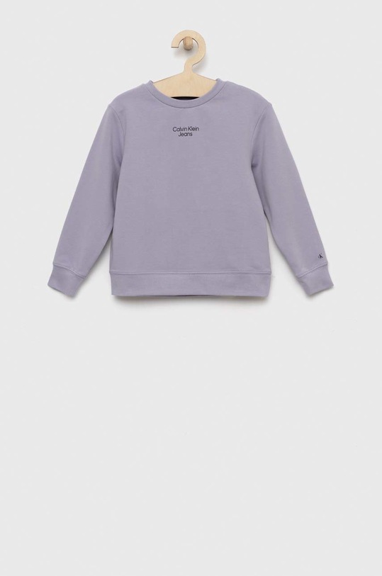 Calvin Klein Jeans bluza dziecięca pozostałe fioletowy IN0IN00006.PPYX