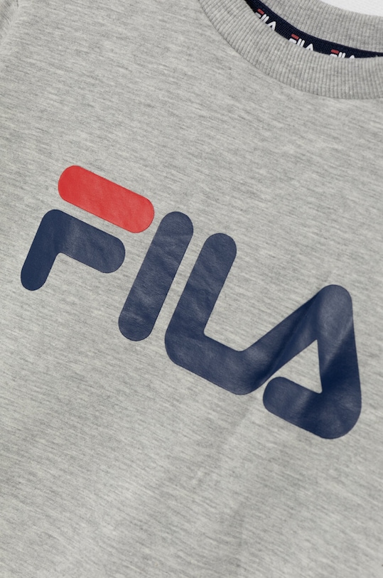 Chlapec Detská mikina Fila FAK0121 sivá